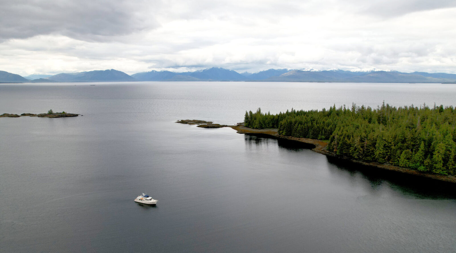 VENTURE anchored in Ratz Harbor.